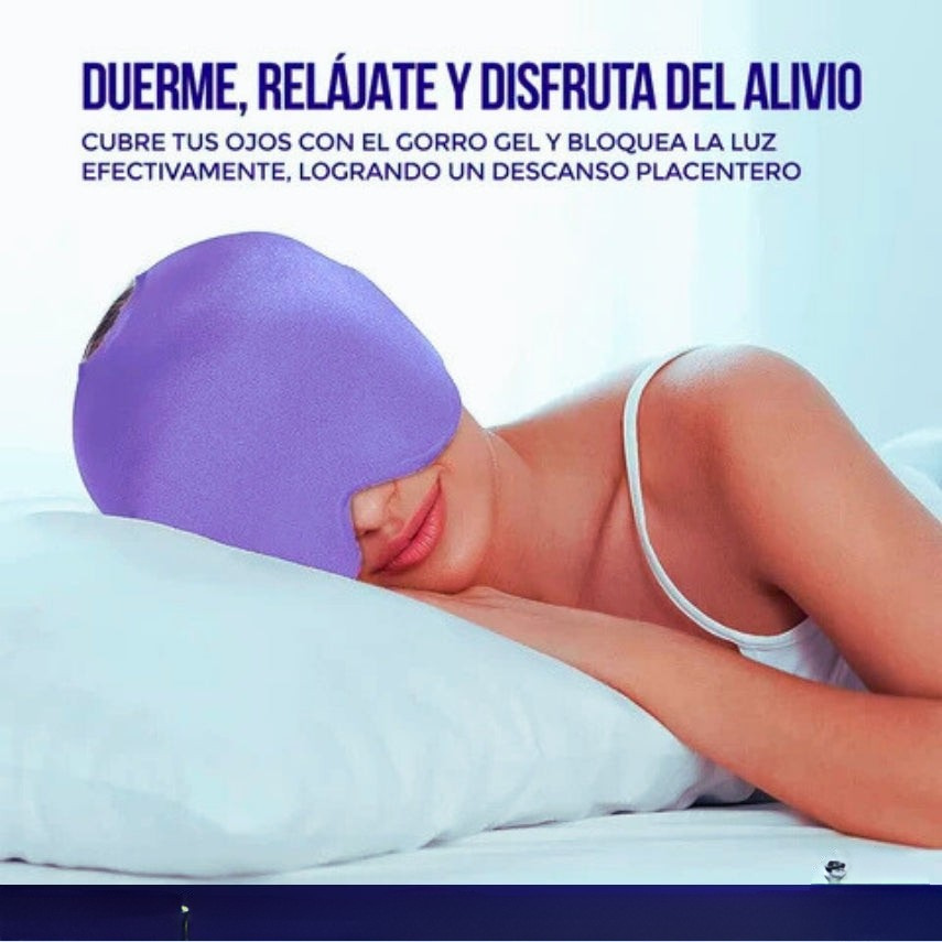 Gorro Gel para Dolor de Cabeza y Migraña - Frio/Caliente