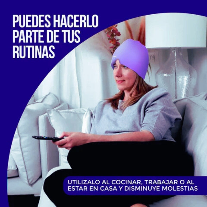 Gorro Gel para Dolor de Cabeza y Migraña - Frio/Caliente