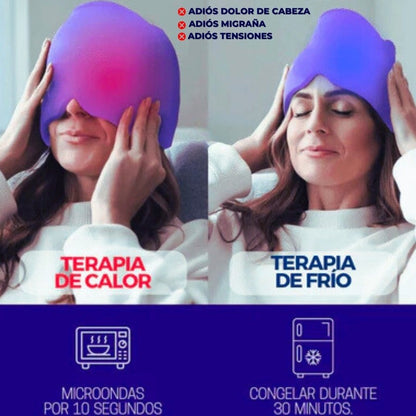 Gorro Gel para Dolor de Cabeza y Migraña - Frio/Caliente