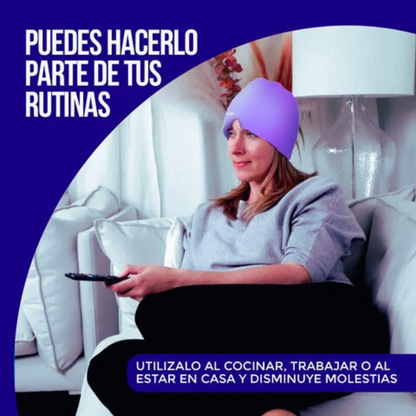 Gorro Gel para Dolor de Cabeza y Migraña - Frio/Caliente